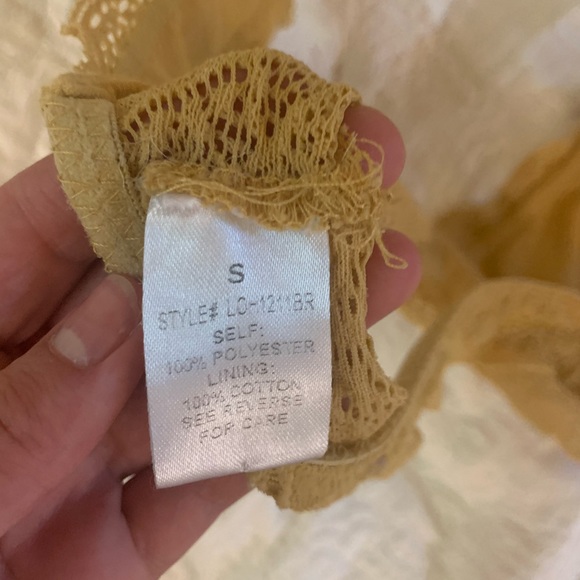 Mustard yellow bralette - Picture 3 of 3